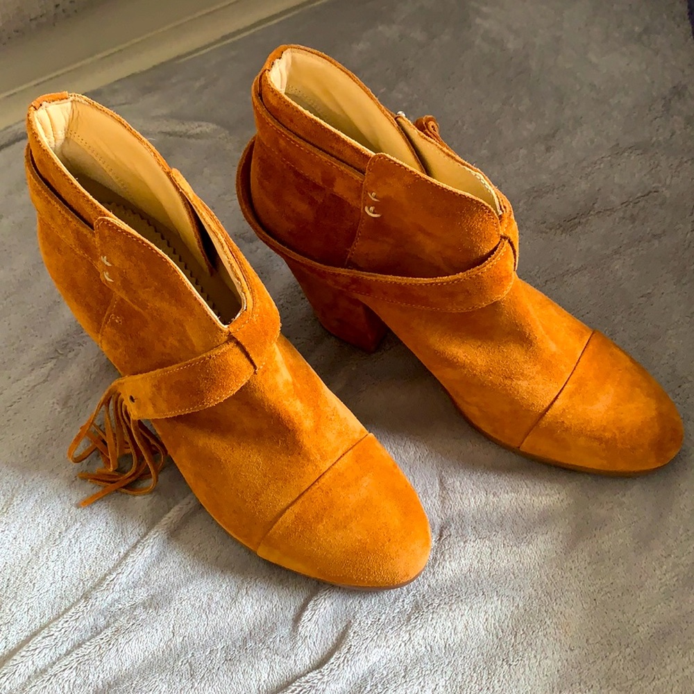 Rag and Bone Camel Suede Boots 38